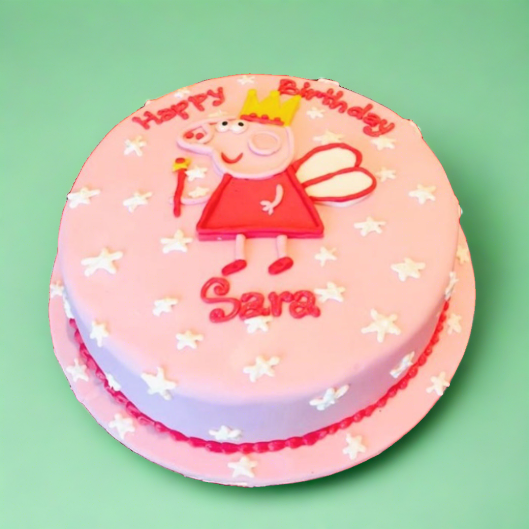 peppa pig birthday cake