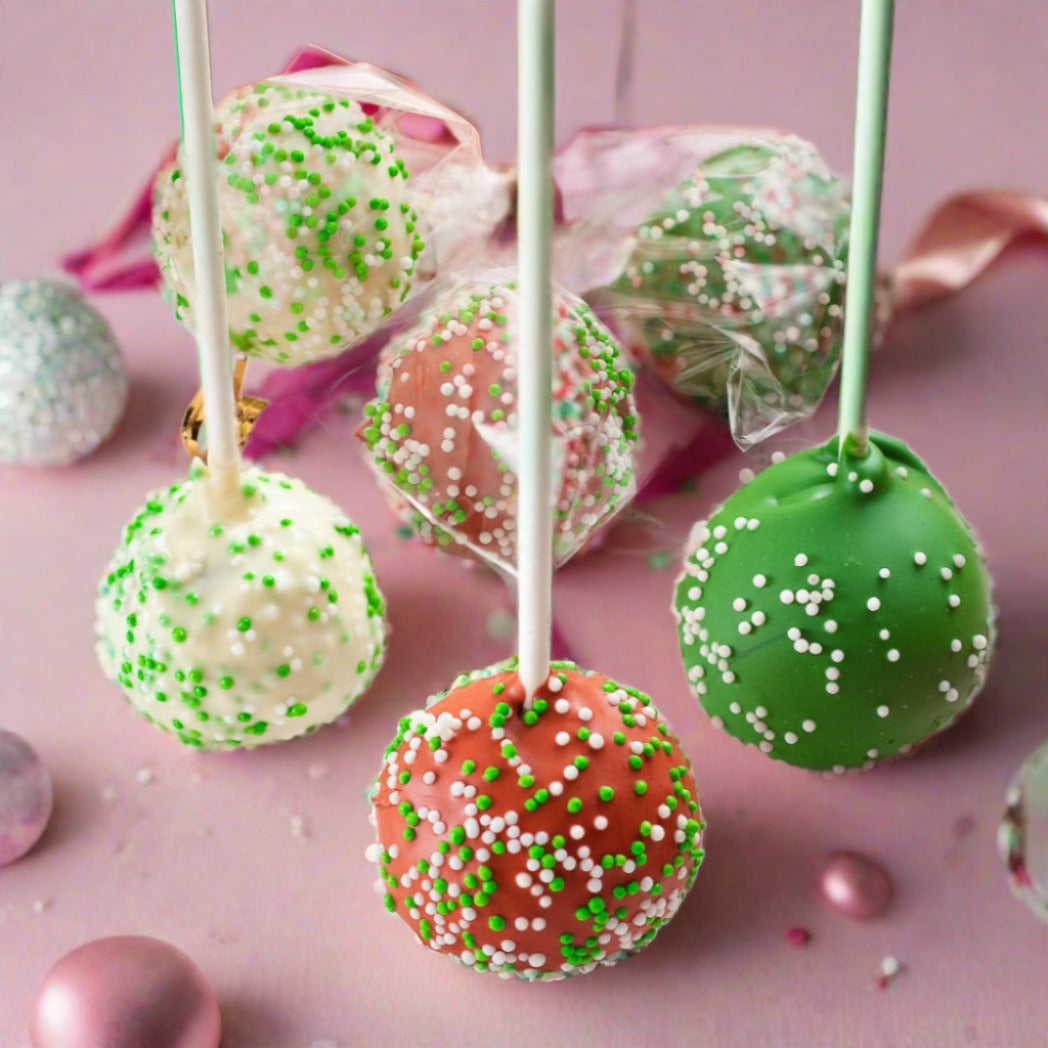 Christmas Cake Pop - Looshi's Bakery | Macarons Cakes Pies | Dubai